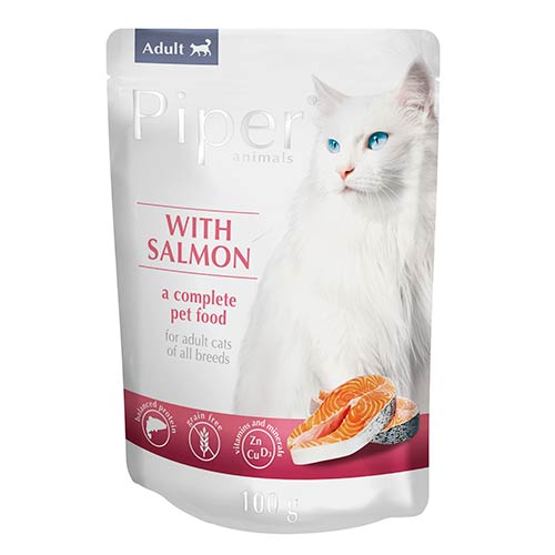Piper Cat 100g salmon Piper s lososom za odrasle mačke